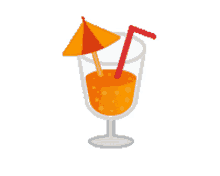 drink summer mixed drink umbrella straw