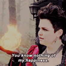 Once Upon A Time Evil Snow White GIF - Once Upon A Time Evil Snow White You Know Nothing Of My Happiness GIFs