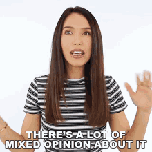 Theres A Lot Of Mixed Opinion About It Shea Whitney GIF - Theres A Lot Of Mixed Opinion About It Shea Whitney Mixed Feelings GIFs