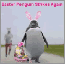 Happy Easter GIF - Happy Easter Easter Penguin GIFs