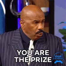 You Are The Prize Steve Harvey GIF - You Are The Prize Steve Harvey Steve On Watch GIFs