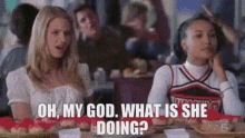 glee quinn fabray oh my god what is she doing what is she doing dianna agron