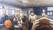 angel beats anime classroom wacky chaotic