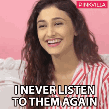 I Never Listen To Them Again Ragini Khanna GIF - I Never Listen To Them Again Ragini Khanna Pinkvilla GIFs