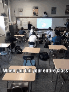 school when you fail your entire class dancing