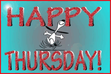 Happy Thursday Snoopy GIF - Happy Thursday Snoopy GIFs