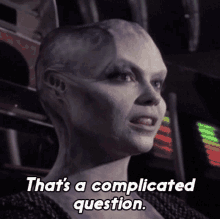 Thats A Complicated Question Jetlaya GIF - Thats A Complicated Question Jetlaya Star Trek GIFs