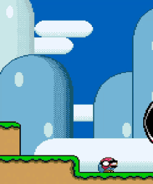 Super Mario World Banzai Bill GIF - Super Mario World Banzai Bill Duck GIFs