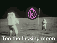 Too The Moon Moon Meme GIF - Too The Moon Moon Meme Mooncunt GIFs