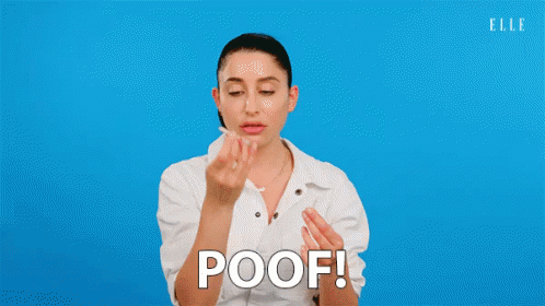 Poof! GIF - Poof Vanish Disappear - Discover &amp; Share GIFs