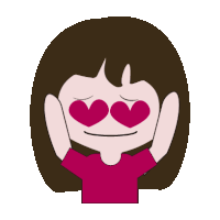 Girl Emotional Sticker - Girl Emotional Emoticon Stickers