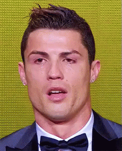 Ronaldo Pleure GIF - Cristiano Ronaldo Portugal Chora GIFs