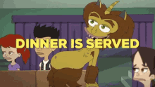 Dinner Is Served Big Mouth GIF - Dinner Is Served Big Mouth Hormone GIFs