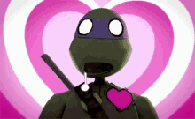 Tmnt Donatello GIF - Tmnt Donatello Beating Heart GIFs