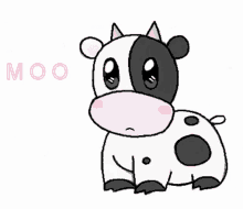 Cute Cow GIF - Cute Cow GIFs
