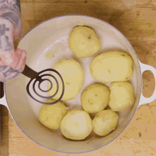 Mashing Potato Matty Matheson GIF - Mashing Potato Matty Matheson Secret Ingredient Shepherds Pie GIFs