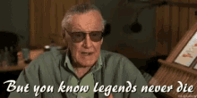 Stan Lee Avengers GIF - Stan Lee Avengers Legends Never Die GIFs