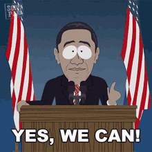 Yes We Can Barack Obama GIF - Yes We Can Barack Obama South Park GIFs