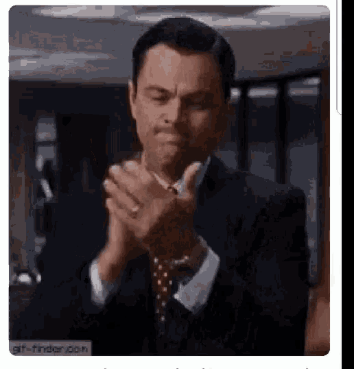 Leonardo Di Caprio Clapping Hands GIF - Leonardo Di Caprio Clapping Hands  Amazed - Discover & Share GIFs