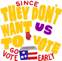 They Dont Want Us To Vote Vote Sticker - They Dont Want Us To Vote Vote Go Vote Stickers