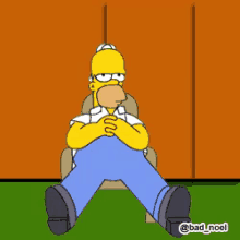 Bored Homer Bbm Display Picture GIF - Homer The Simpsons Chill GIFs