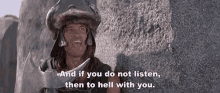 Arnold Schwarzenegger To Hell With You GIF - Arnold Schwarzenegger To Hell With You Conan Barbarian GIFs