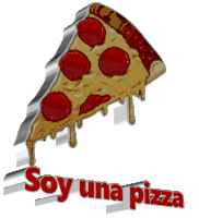 Soy Una Pizza Hungry Sticker - Soy Una Pizza Hungry Hambre Stickers