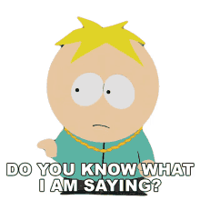 do you know what i am saying butters stotch south park s13e9 butters bottom bitch