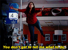 Superstore Amy Sosa GIF - Superstore Amy Sosa You Dont Get To Tell Me What To Do GIFs