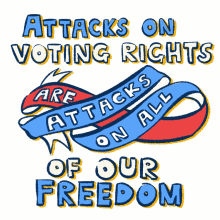 attacks on voting rights attacks on all of our freedom freedom freedom to vote voting rights georgia