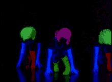Neon Dancers Party GIF - Neon Dancers Party Glow In The Dark GIFs