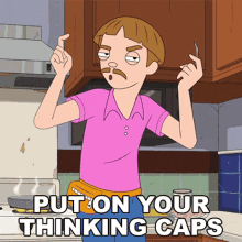 Put On Your Thinking Caps Freddie Harper GIF - Put On Your Thinking Caps Freddie Harper The Harper House GIFs