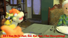 Sml Bowser GIF - Sml Bowser Al I Can Do Is Just Eat Eat Eat GIFs