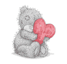 tatty teddy give me a hug bear cute heart