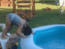 You'Re An Inspiration To Us All Pool Babe GIF - Pool Kid Fail GIFs