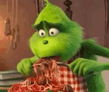 Grinchmovie Hungry GIF - Grinchmovie Hungry Spaghetti GIFs