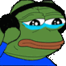 Dank Memer Sad Vibing Sad Pepe Sticker - Dank Memer Sad Vibing Sad Pepe Dank Sad Stickers