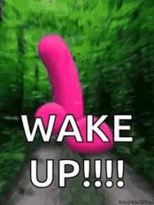 wake up penis running