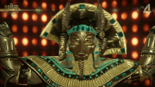 Moving Head Farao GIF - Moving Head Farao The Masked Singer GIFs