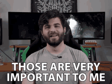 Those Are Very Important To Me Andrew Baena GIF - Those Are Very Important To Me Andrew Baena Its Important GIFs