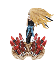 Venus Gaga Sticker - Venus Gaga Lipstick Stickers