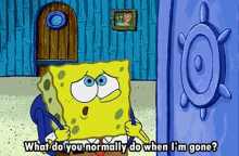 Wait For You To Get Back Come Home GIF - Missyou Spongebob Patrick GIFs