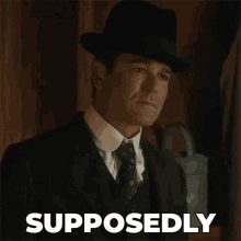Supposedly William Murdoch GIF - Supposedly William Murdoch Murdoch Mysteries GIFs