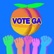 Vote Ga Vote Georgia GIF - Vote Ga Vote Georgia Raised Fist GIFs