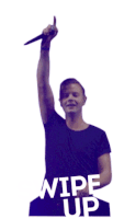 Swipe Up Hands Up Sticker - Swipe Up Hands Up Arms Up Stickers