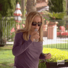 Drinking Water Real Housewives Of Beverly Hills GIF - Drinking Water Real Housewives Of Beverly Hills Thirsty GIFs