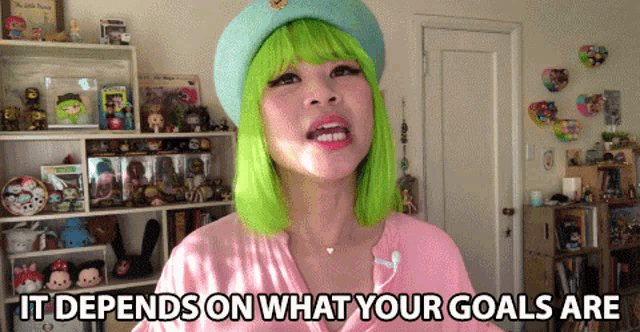 It Depends On What Your Goals Are Goldie Chan GIF - It Depends On What Your Goals Are Goldie Chan Goldiecylon GIFs