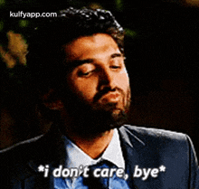 *i Don'T Care, Bye*.Gif GIF - *i Don'T Care Bye* Aditya Roy-kapur GIFs