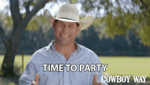 Time To Party Booger Brown GIF - Time To Party Booger Brown The Cowboy Way GIFs