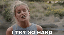I Try So Hard Shelby Goodkind GIF - I Try So Hard Shelby Goodkind The Wilds GIFs